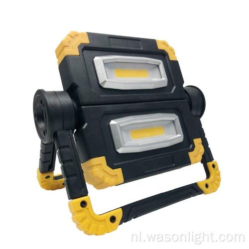 Wason 2*COB DOORTABLE 360 GRATIS Rotatie Vouw LED Stand Werk lichte auto Repareren Emergency Job Site Led Flood Lights